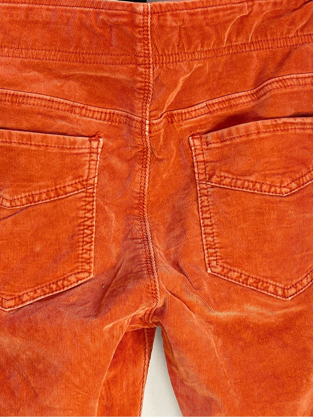 We The Free “Jayde Jean” in Rust Corduroy Flare Pants w/elastic waist! 70s boho - Picture 5 of 10